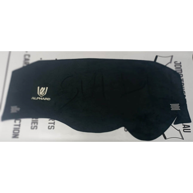 Dashmat/Dash cover to suit Series 20 Toyota Alphard/Vellfire embroidery
