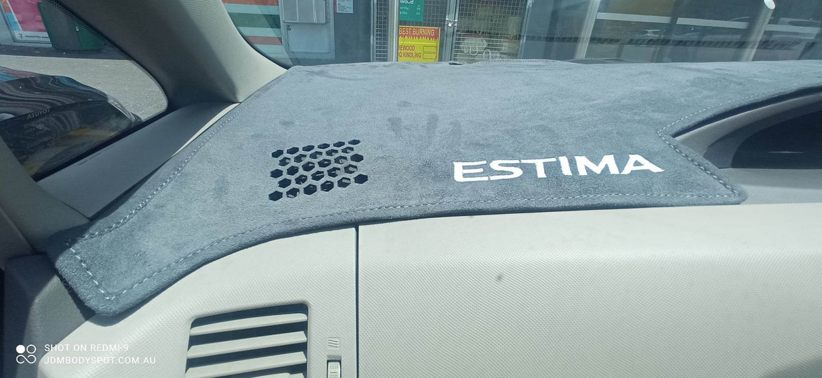 Dash mat to suit 50 Series Toyota Estima embroidery