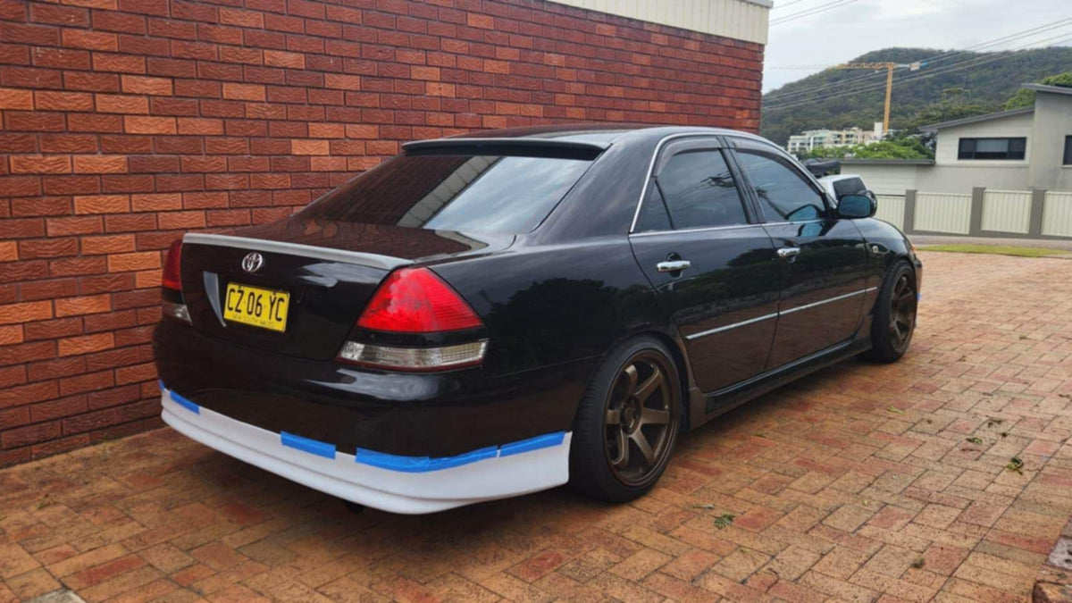 IR-V style rear lip GX/JZX110/115 Toyota Mark II sedan/wagon(BLIT)