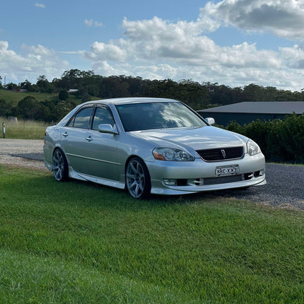 IR-V front lip GX/JZX110/115 Toyota Mark II sedan