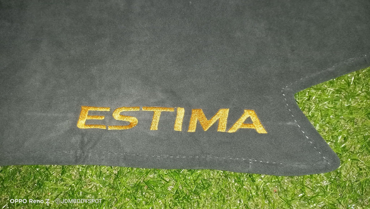 Dash mat to suit 50 Series Toyota Estima embroidery